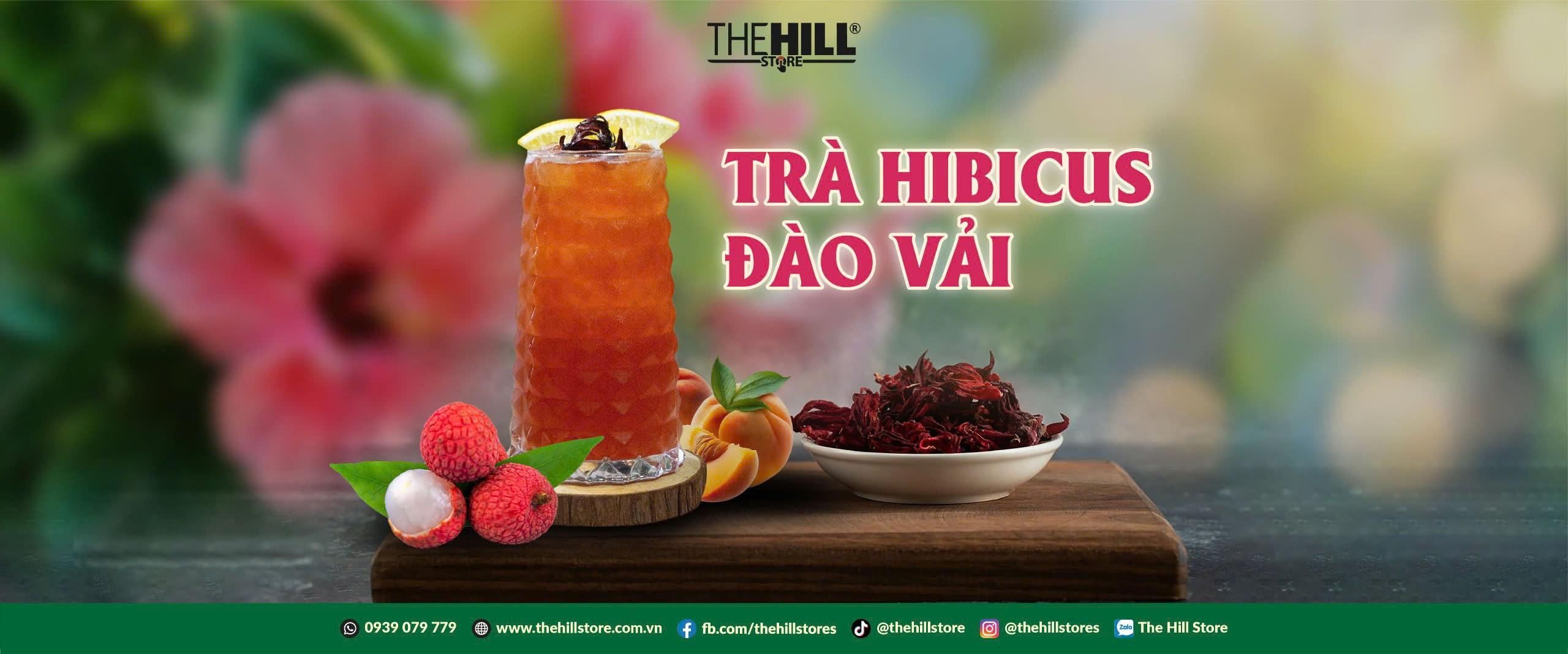 🍑 TRÀ HIBISCUS ĐÀO VẢI – CHUA THANH, NGỌT DỊU, GÂY THƯƠNG NHỚ!
