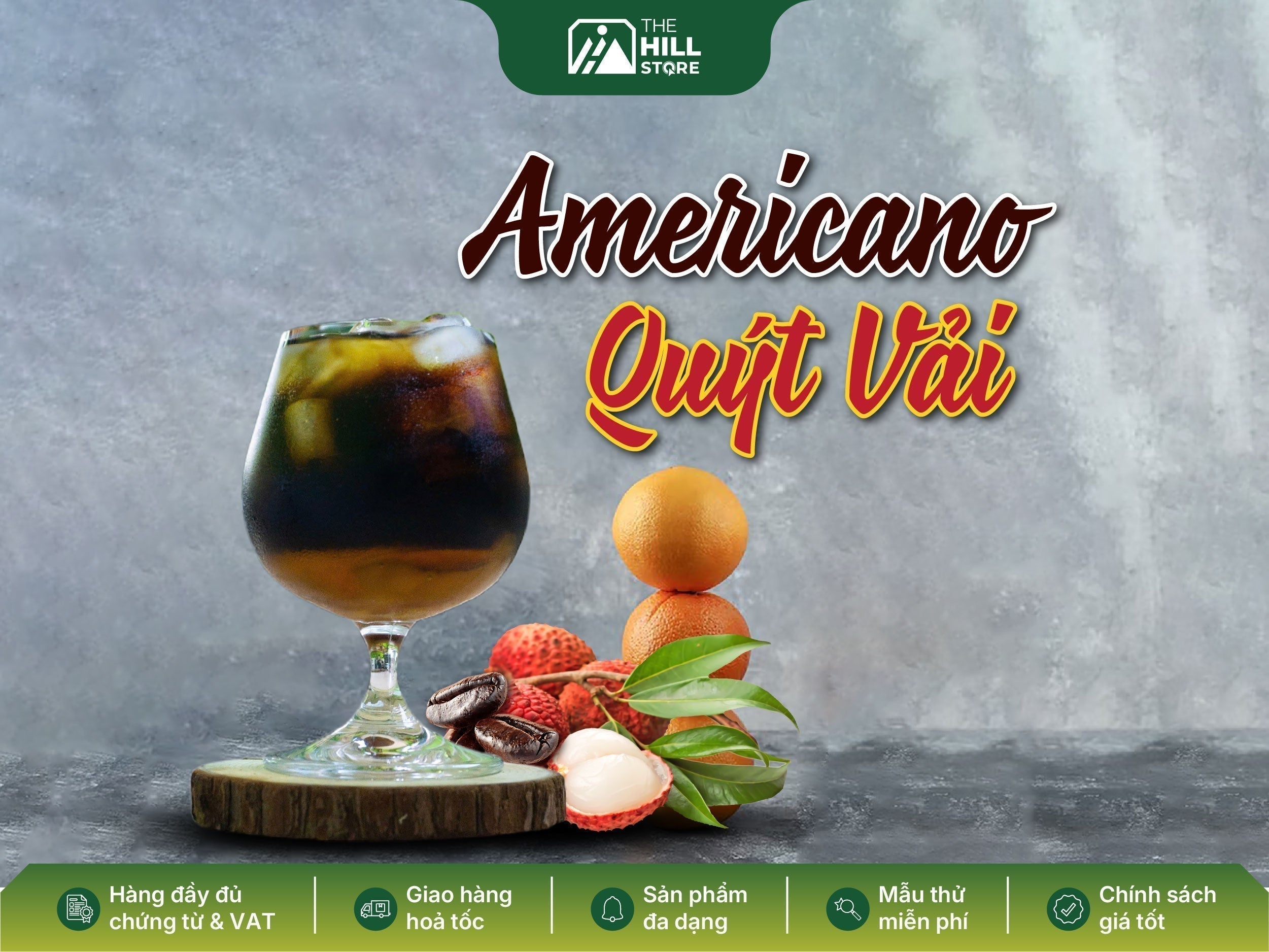Americano quýt vải – cà phê trái cây theo xu hướng Cold Brew Fusion được ưa chuộng tại các quán Specialty