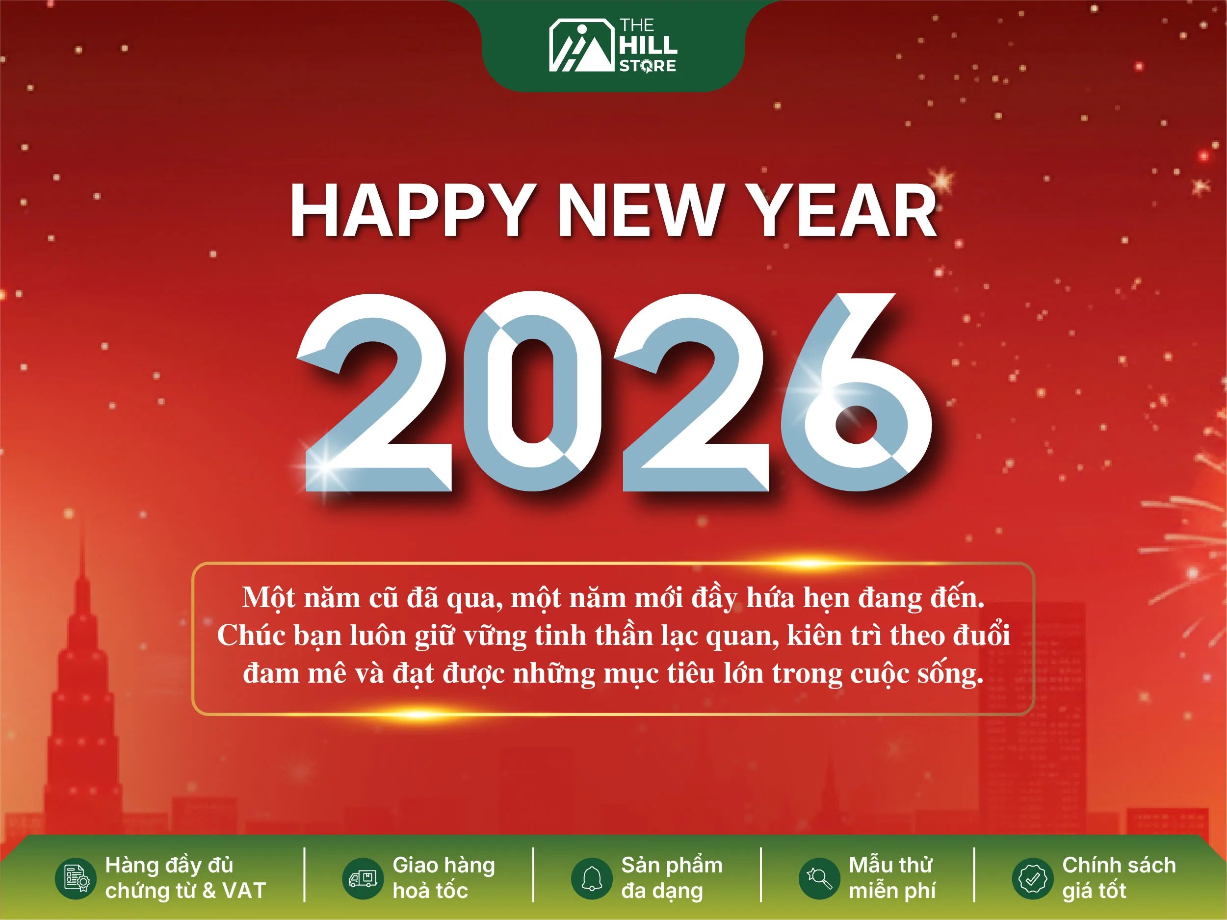 Chúc mừng năm mới 2026 - khởi đầu một hành trình mới
