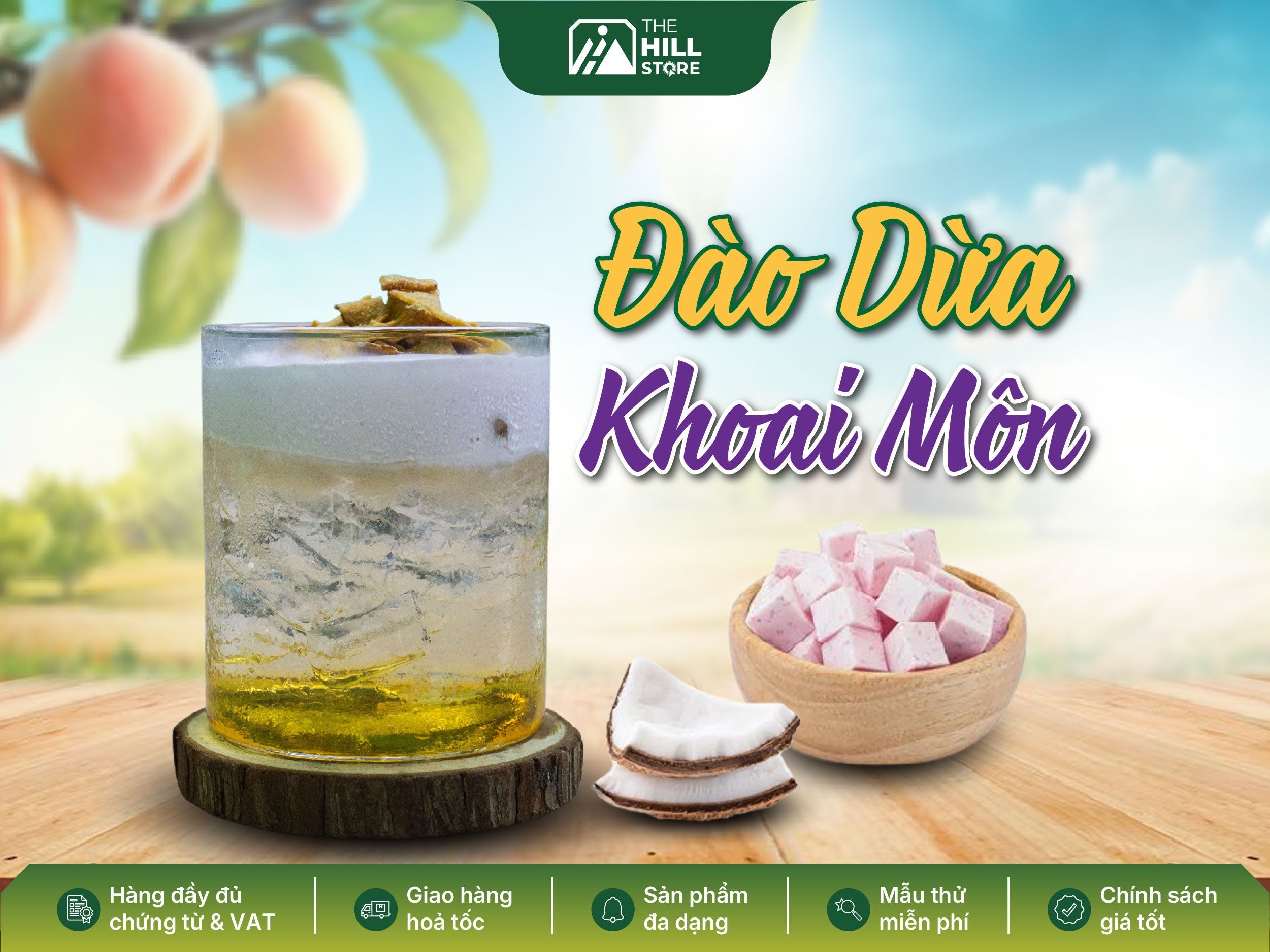Đào dừa khoai môn – một lần thử vạn lần mê