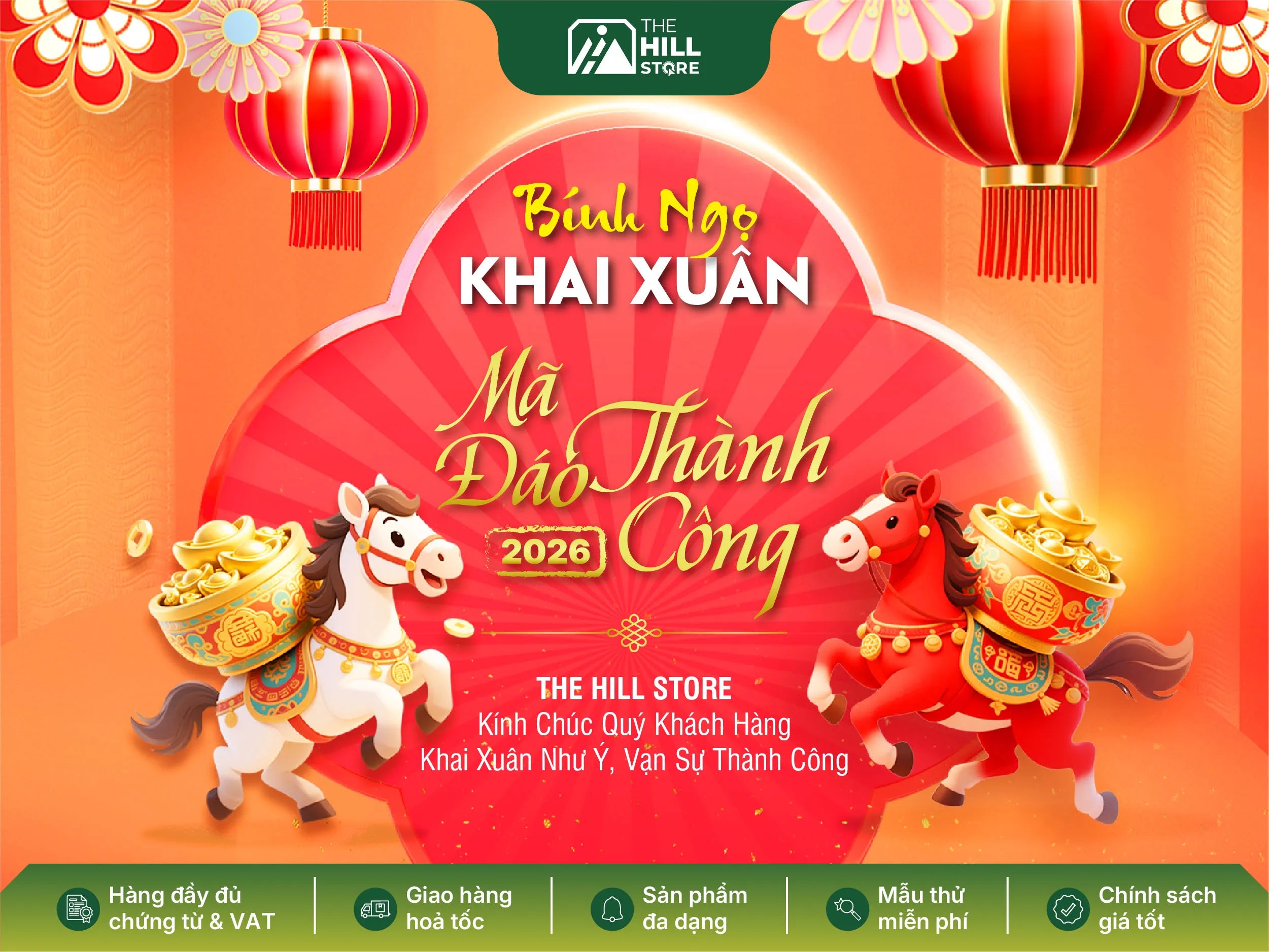 Thông báo khai xuân đầu năm 2026 - xuân bính ngọ