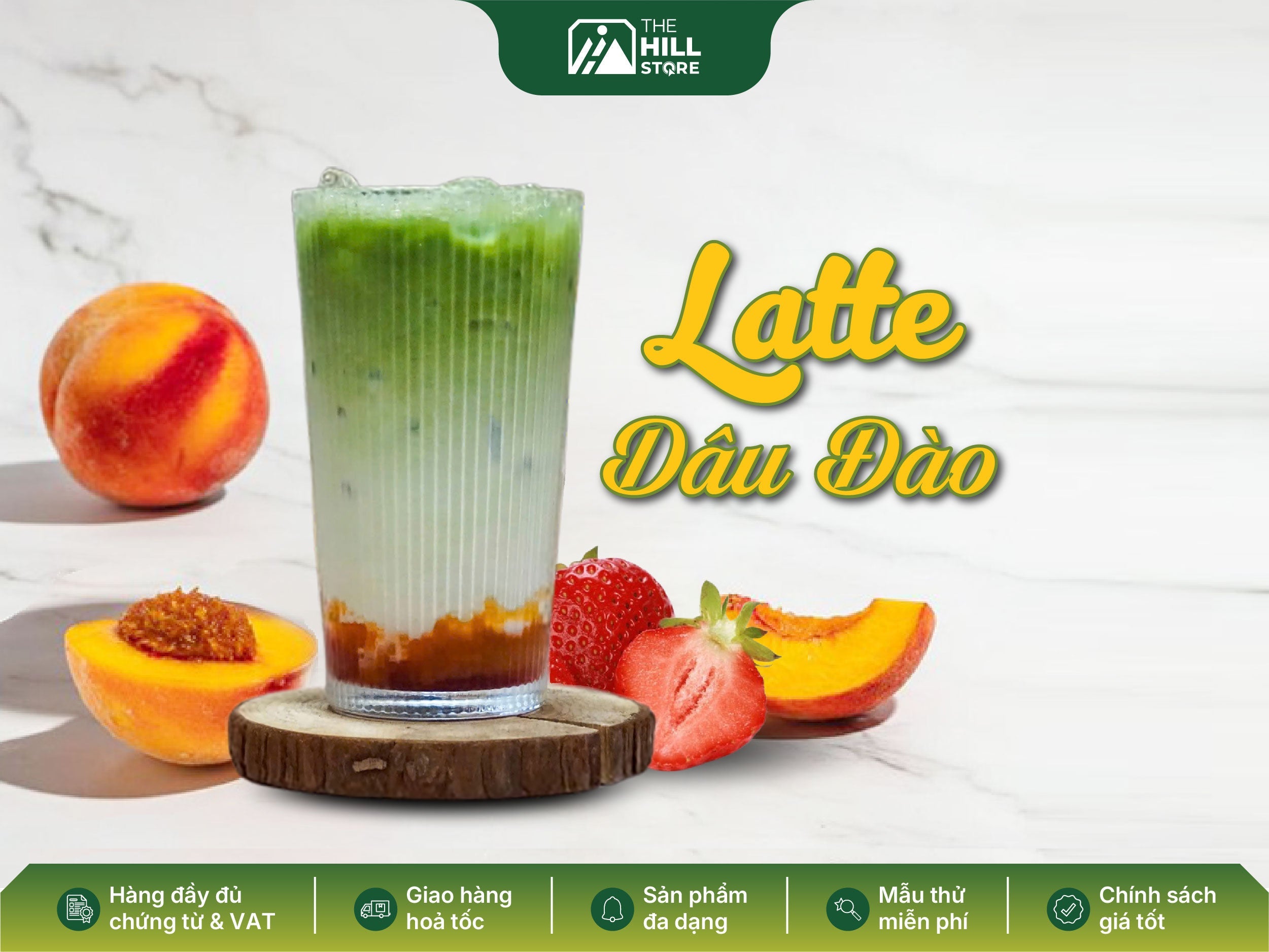 Latte dâu đào – xu hướng mới trong các món latte trái cây năm 2025