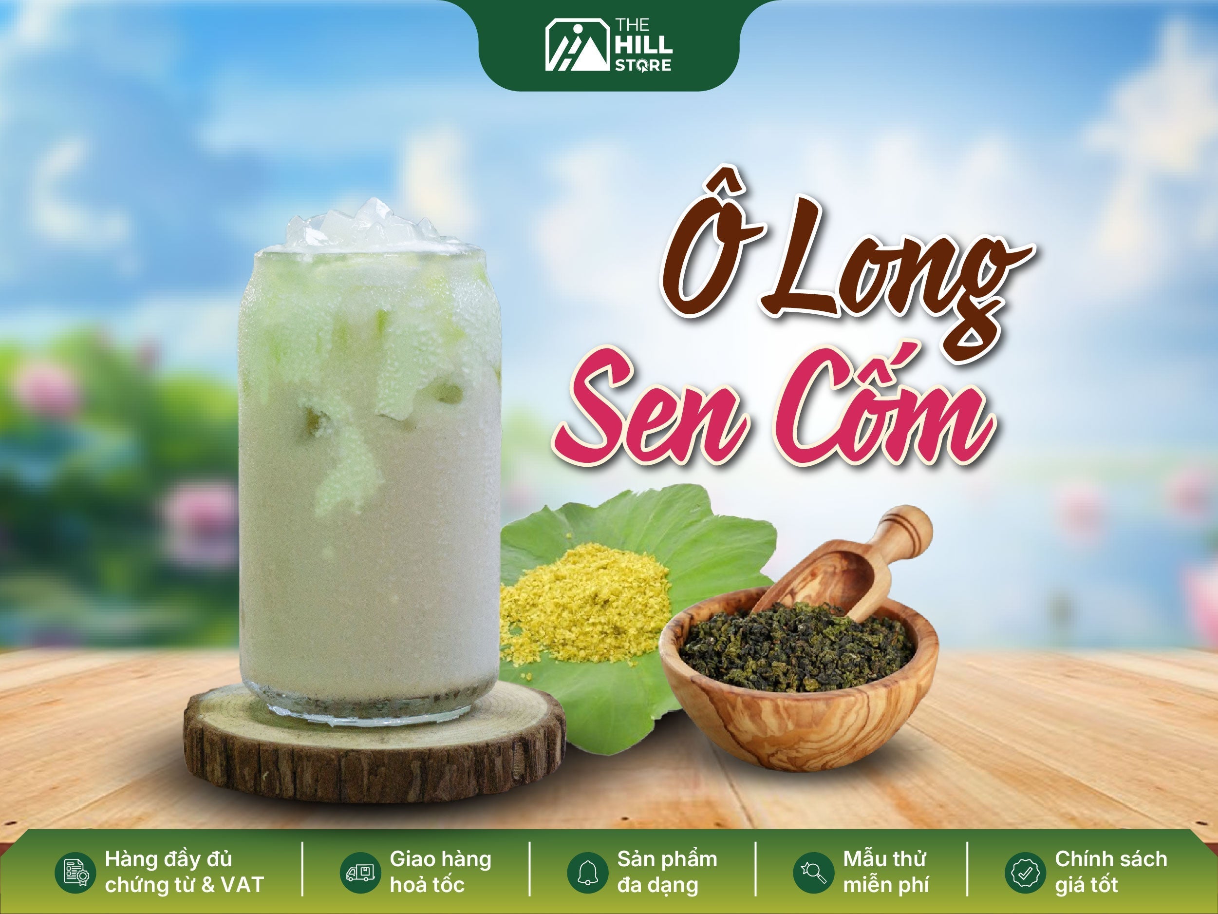 Ô Long sen cốm – hương vị đặc sắc cho menu mùa lễ hội