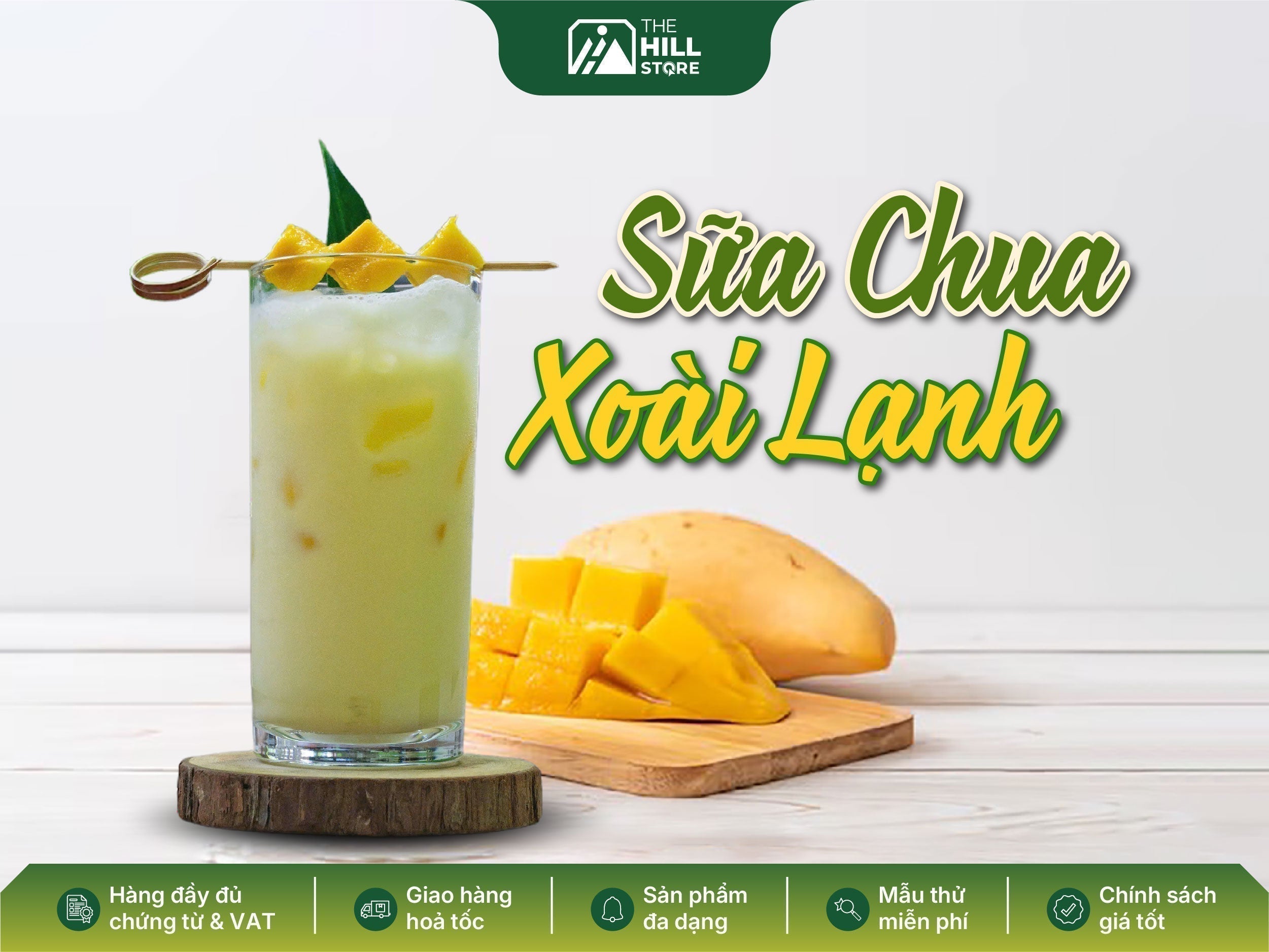 Sữa chua xoài lạnh - món uống dễ làm, dễ tạo xu hướng của mọi quán