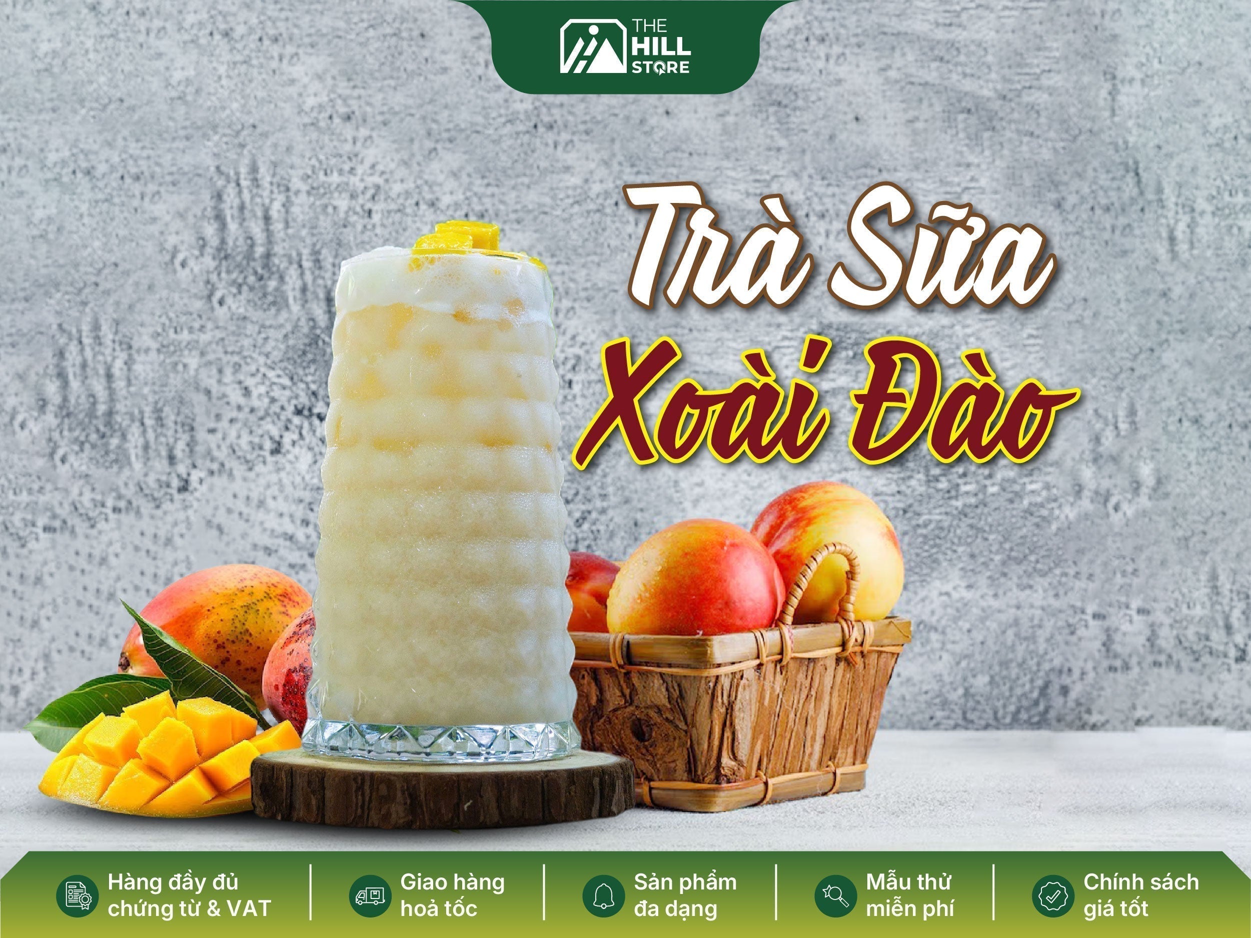 Trà sữa xoài đào - hương vị ngọt ngào tươi mát
