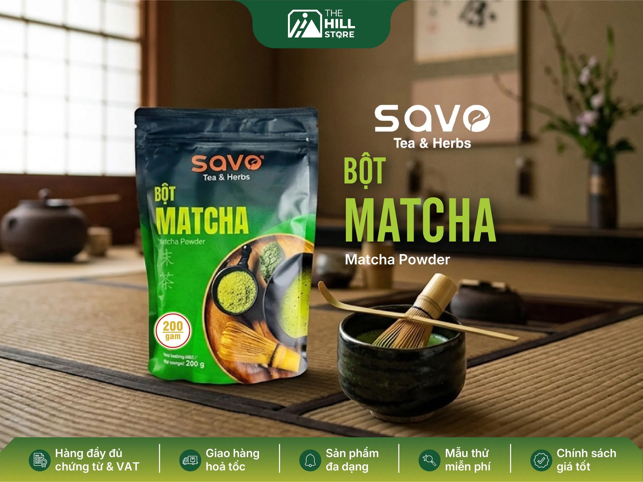 Bột matcha savo tea & herbs - giải pháp ổn định cho menu đồ uống trong thời điểm biến động nguyên liệu