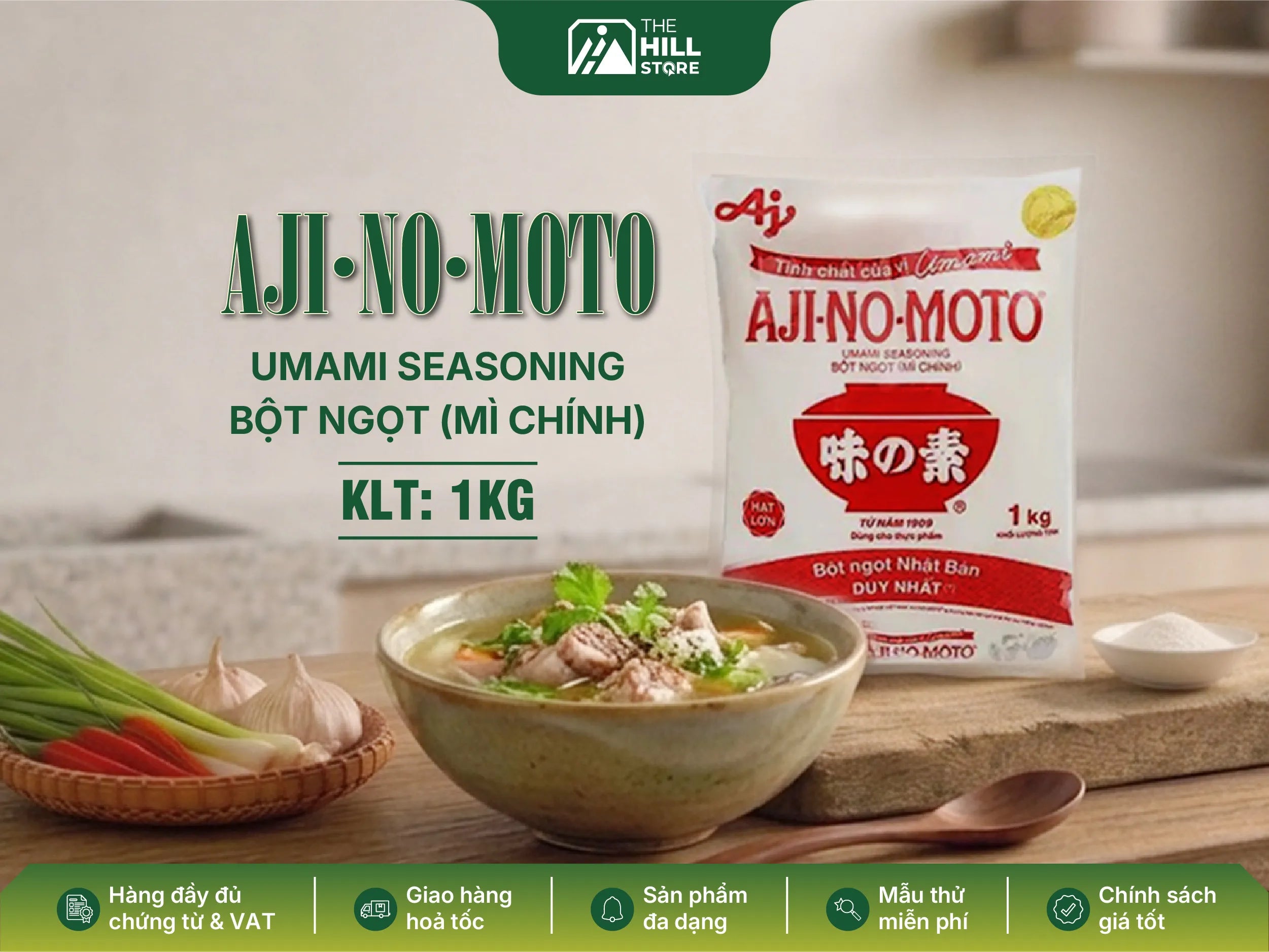 Bột ngọt ajinomoto cánh nhỏ 1kg – đừng để món ăn mất điểm chỉ vì vị chưa tới