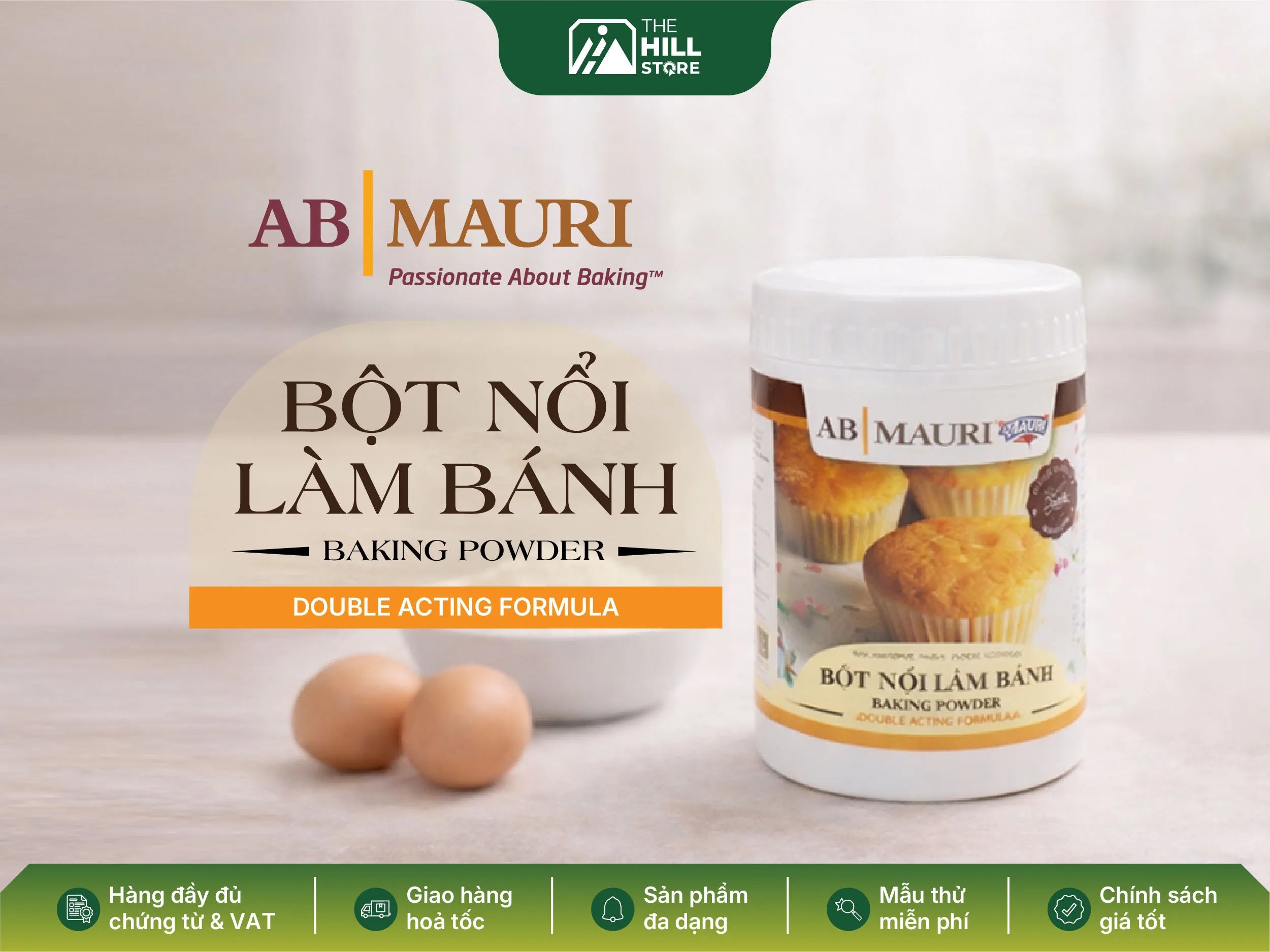 Bột nổi mauri – giải pháp giúp bánh nở đều, xốp mịn và ổn định cho tiệm bánh