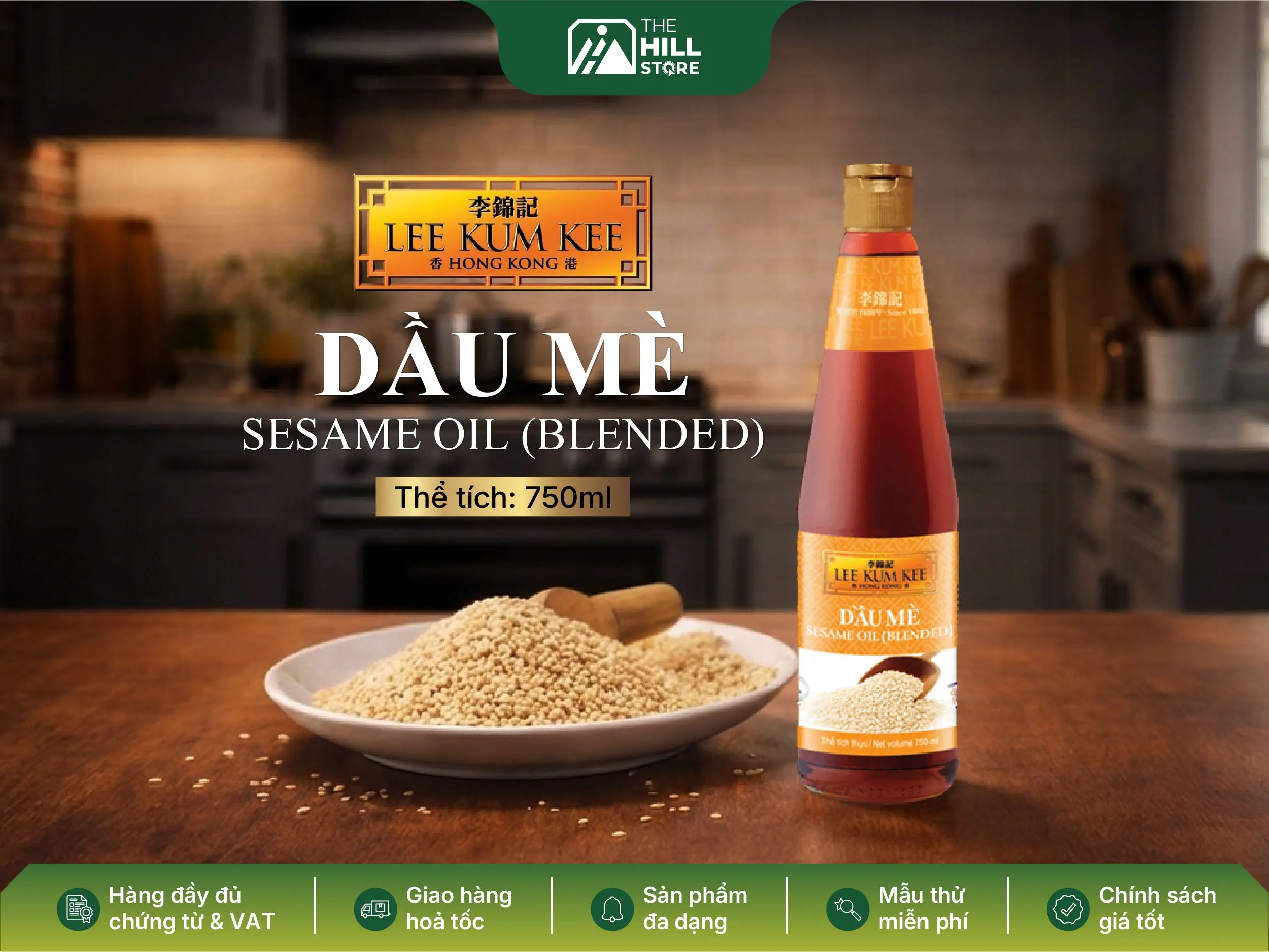 Dầu mè lee kum kee - giải pháp hoàn thiện hương vị món ăn cho bếp nhà hàng và chuỗi f&b