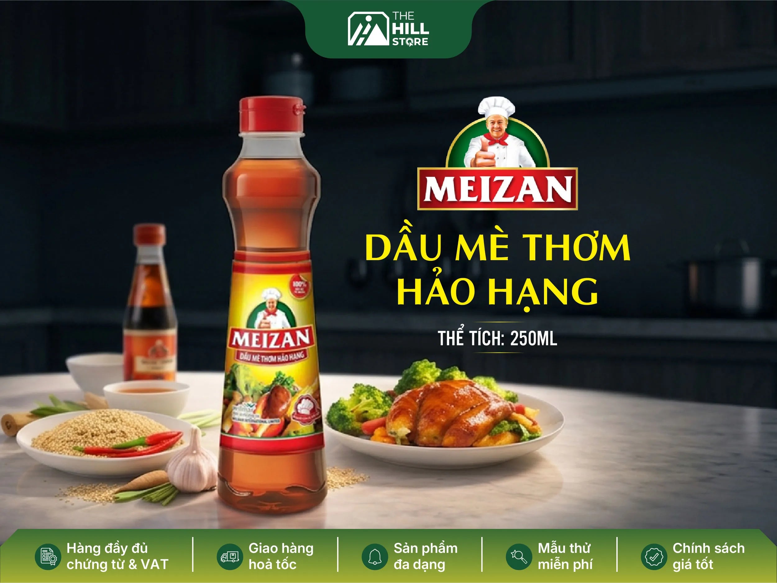 Dầu mè meizan – bí quyết tạo hương thơm chuẩn vị cho món ăn của quán và nhà hàng