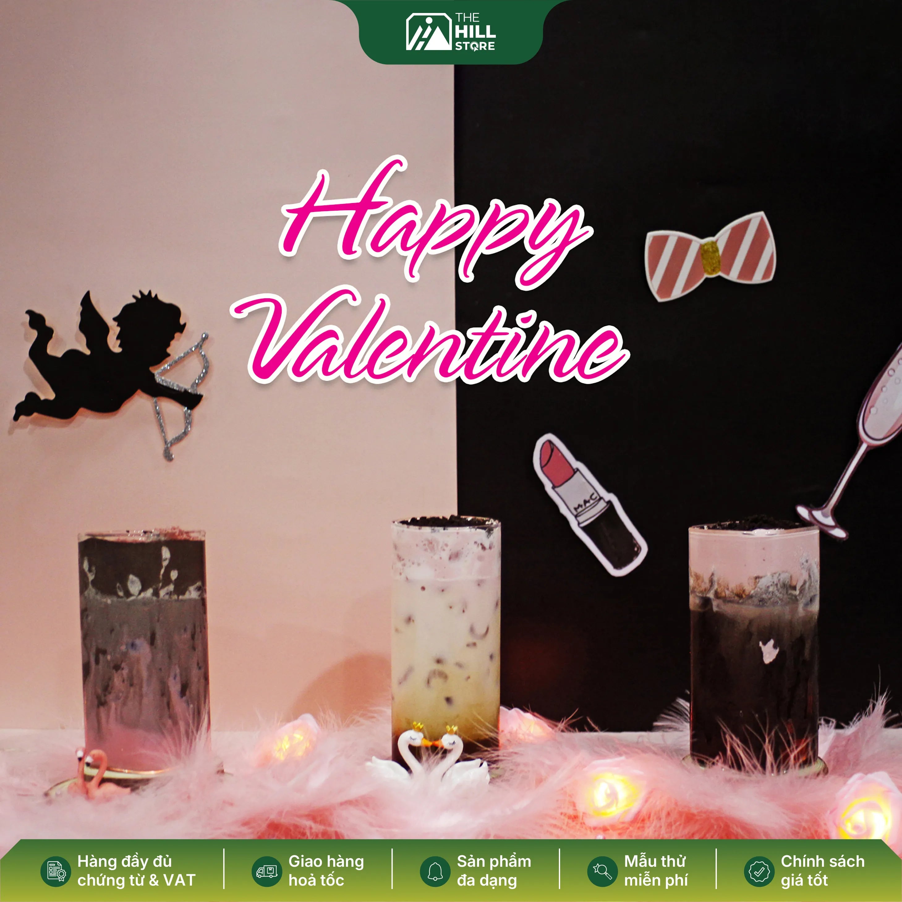 Happy valentine – concept đồ uống ngọt ngào cho menu mùa lễ tình yêu