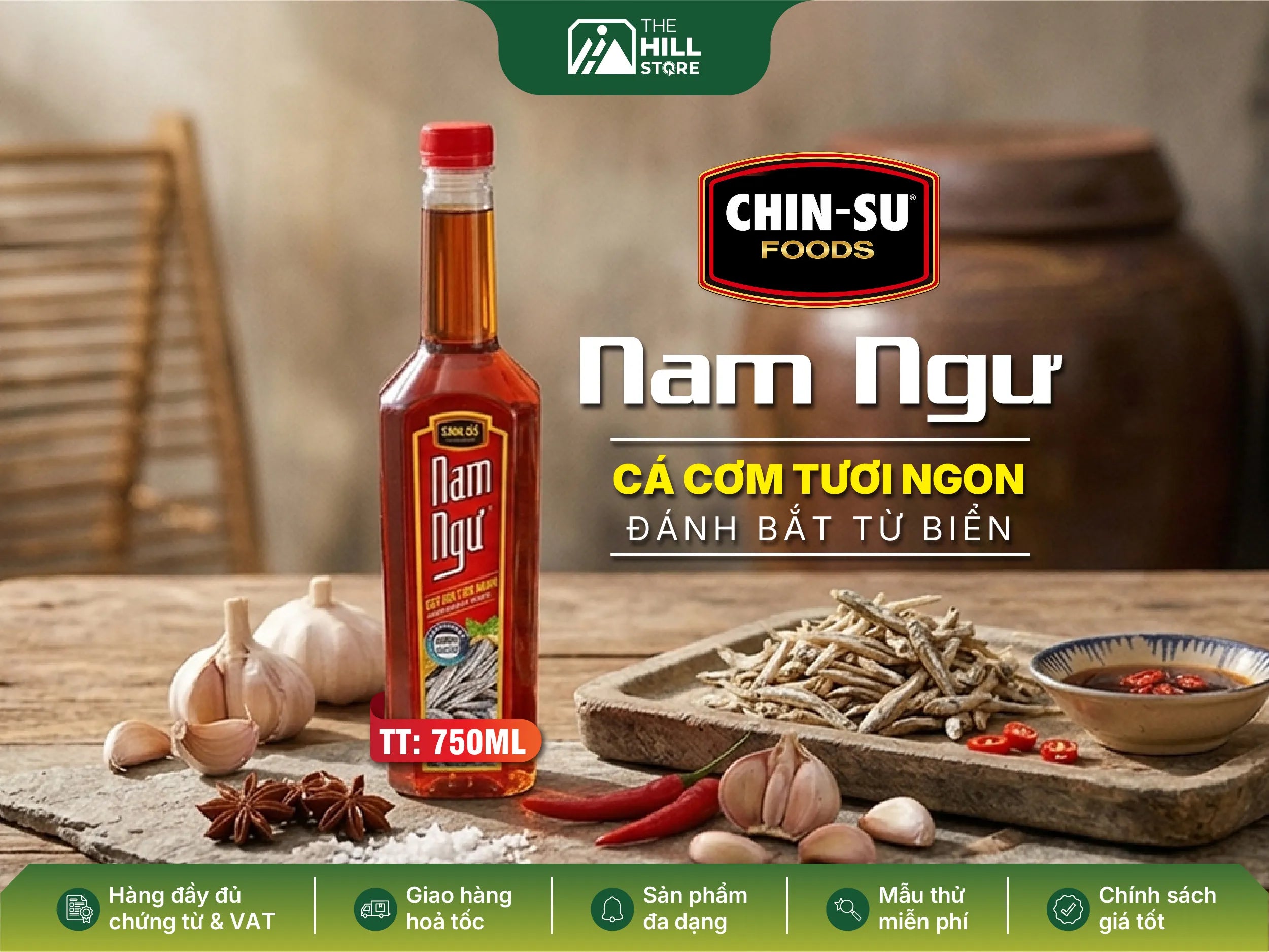 Nước mắm nam ngư – đậm đà từ cá cơm cho món ăn tròn vị
