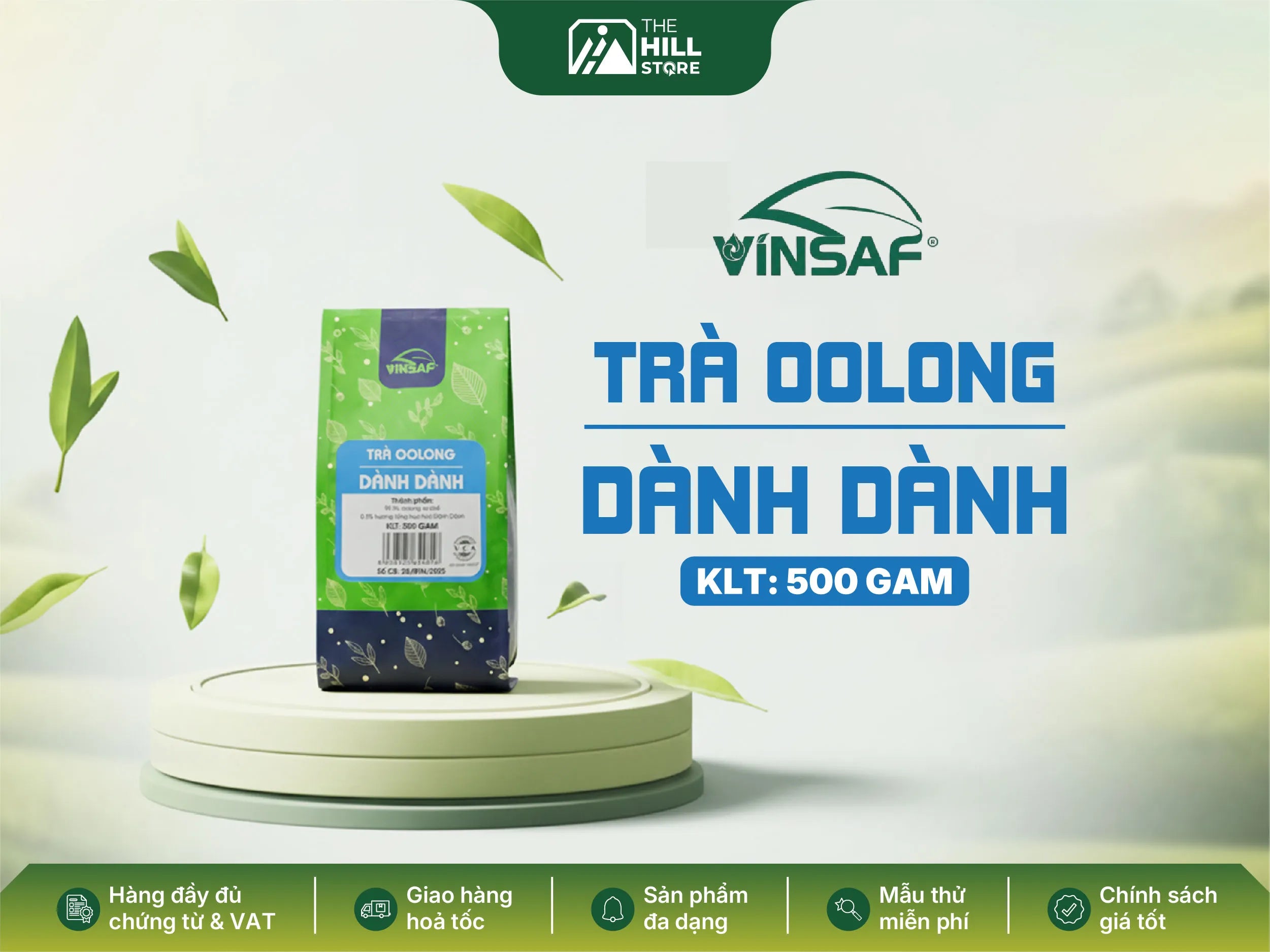 Trà olong dành dành VinSaf – nền trà linh hoạt cho mọi công thức bán chạy