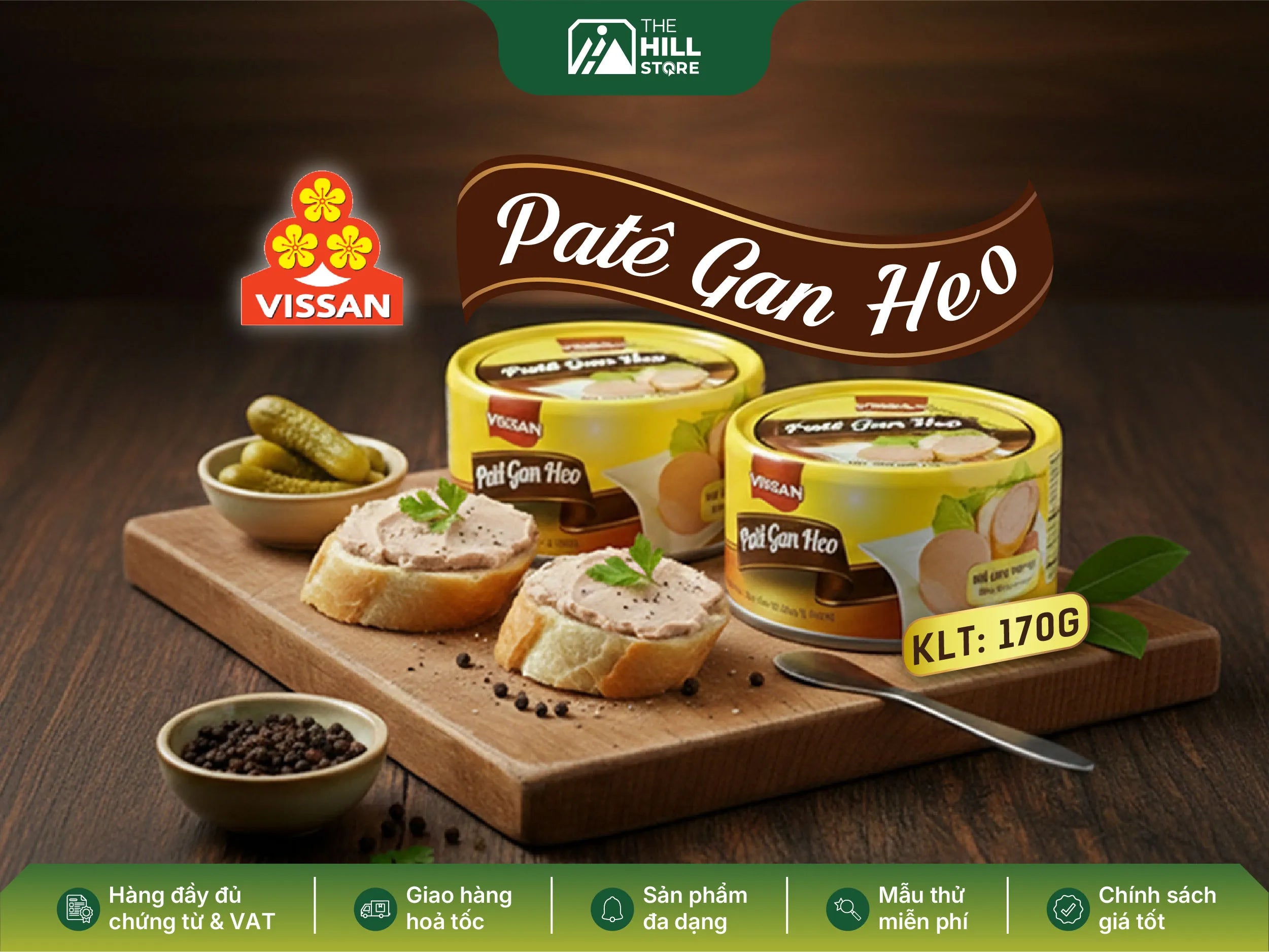 Pate Gan Heo Vissan – Mềm Mịn Chuẩn Vị, Giải Pháp Linh Hoạt Cho Mọi Món Trong Thực Đơn
