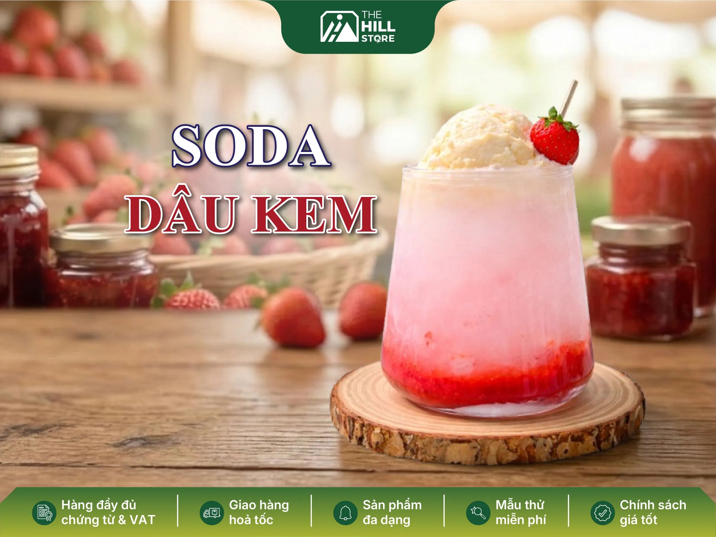 Soda dâu kem - xu hướng đồ uống mùa nóng dễ bán, dễ triển khai cho mọi quán