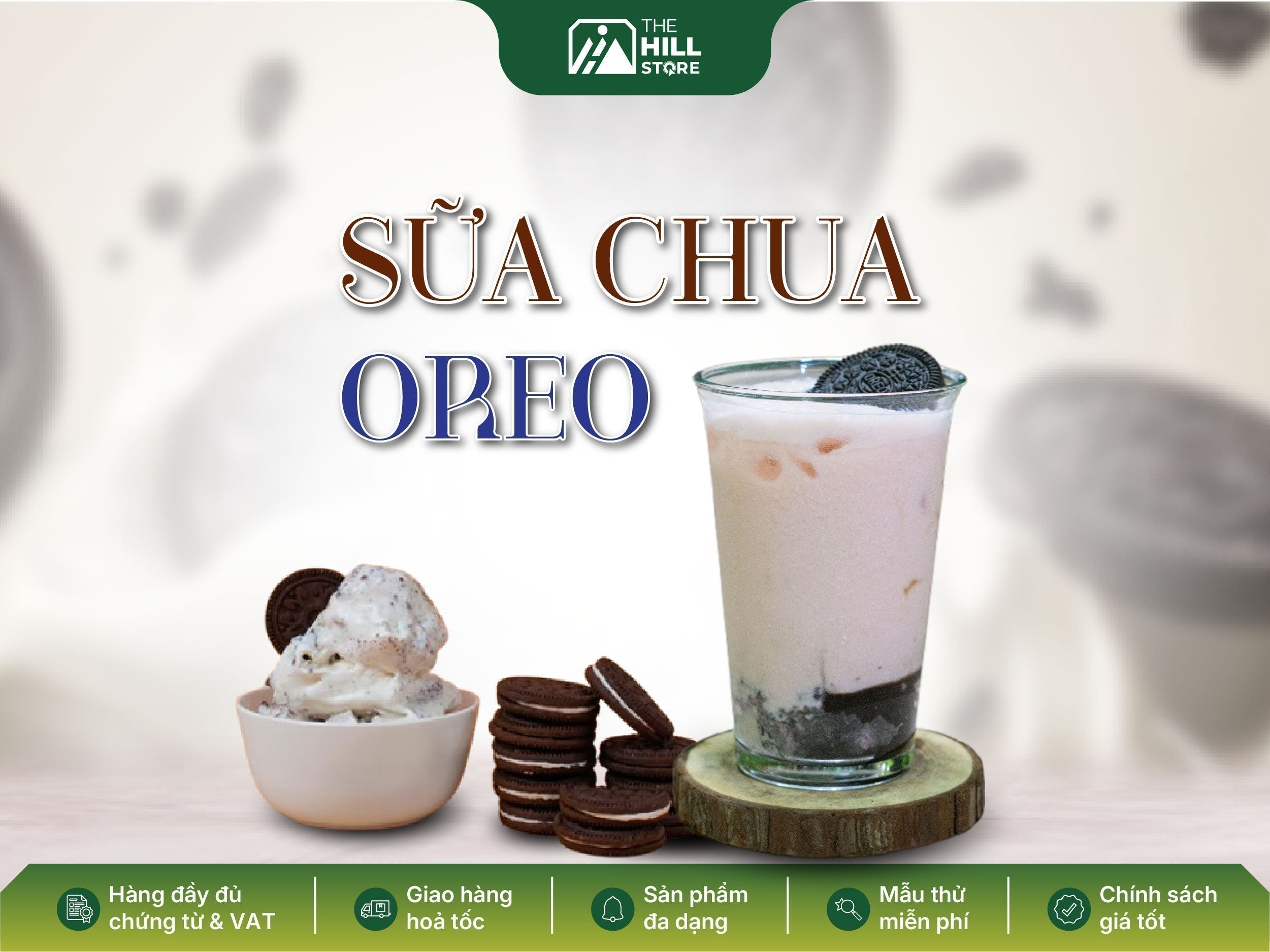 Sữa chua oreo – Công thức mix vị đơn giản, vị ngon khó quên
