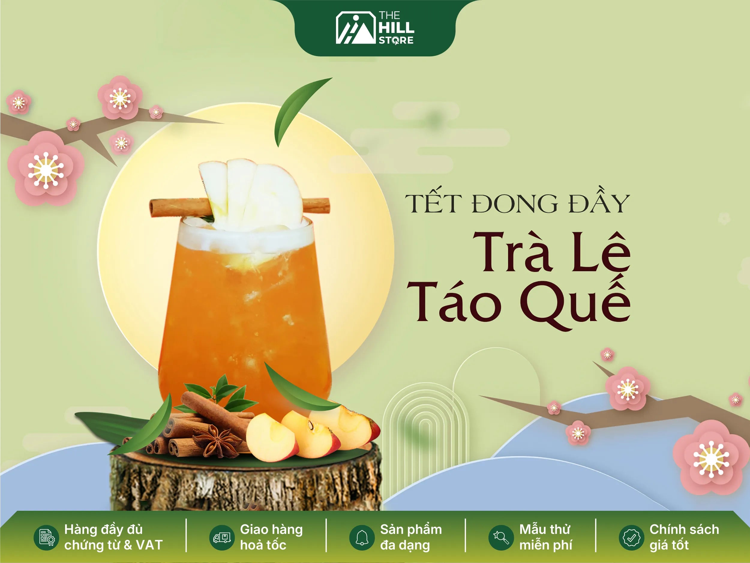 Trà lê táo quế – hương trà ấm áp gợi vị tết đong đầy&nbsp;