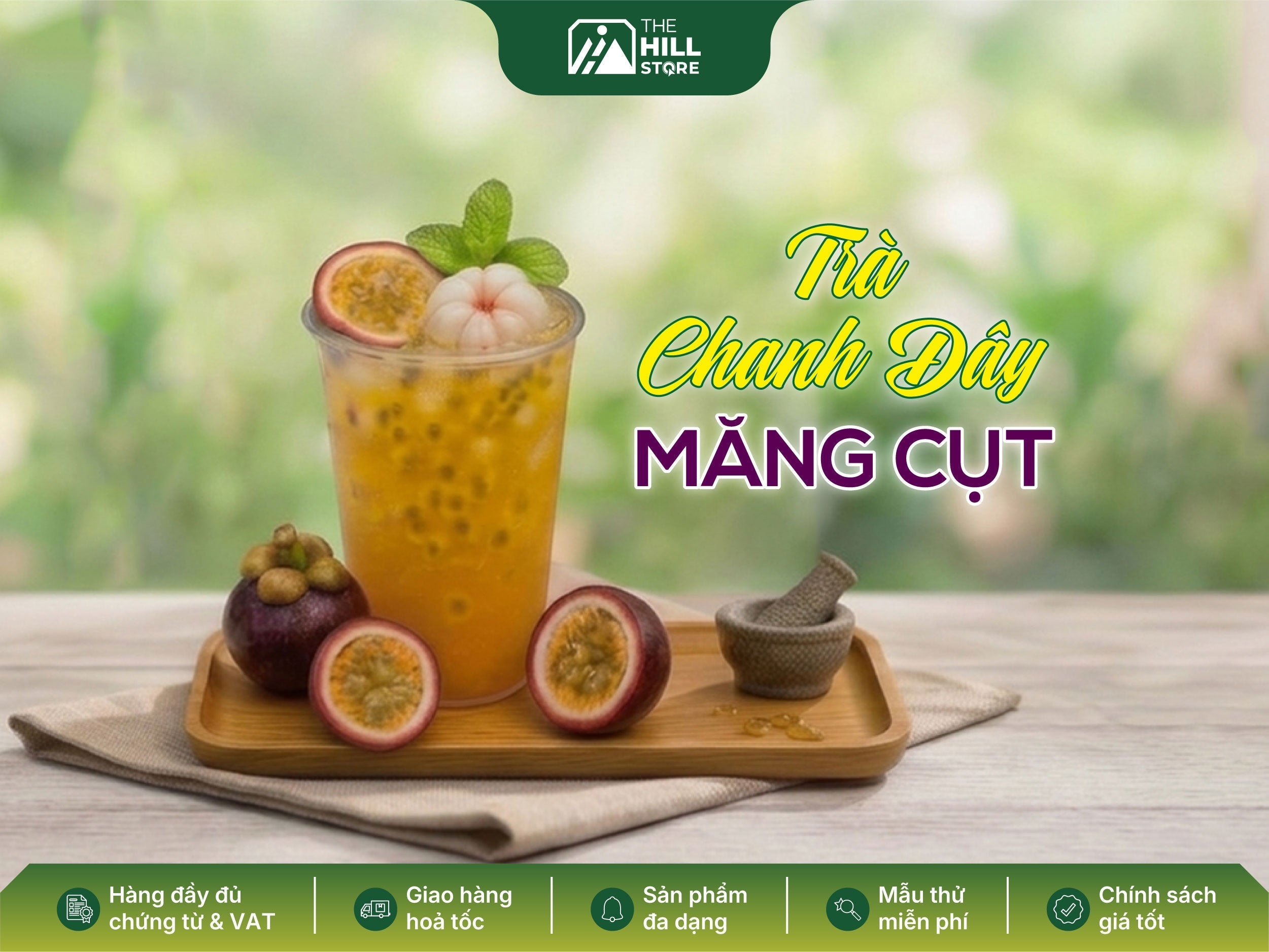 Trà măng cụt chanh dây - xu hướng đồ uống trái cây đang được khách tìm kiếm nhiều nhất mùa hè