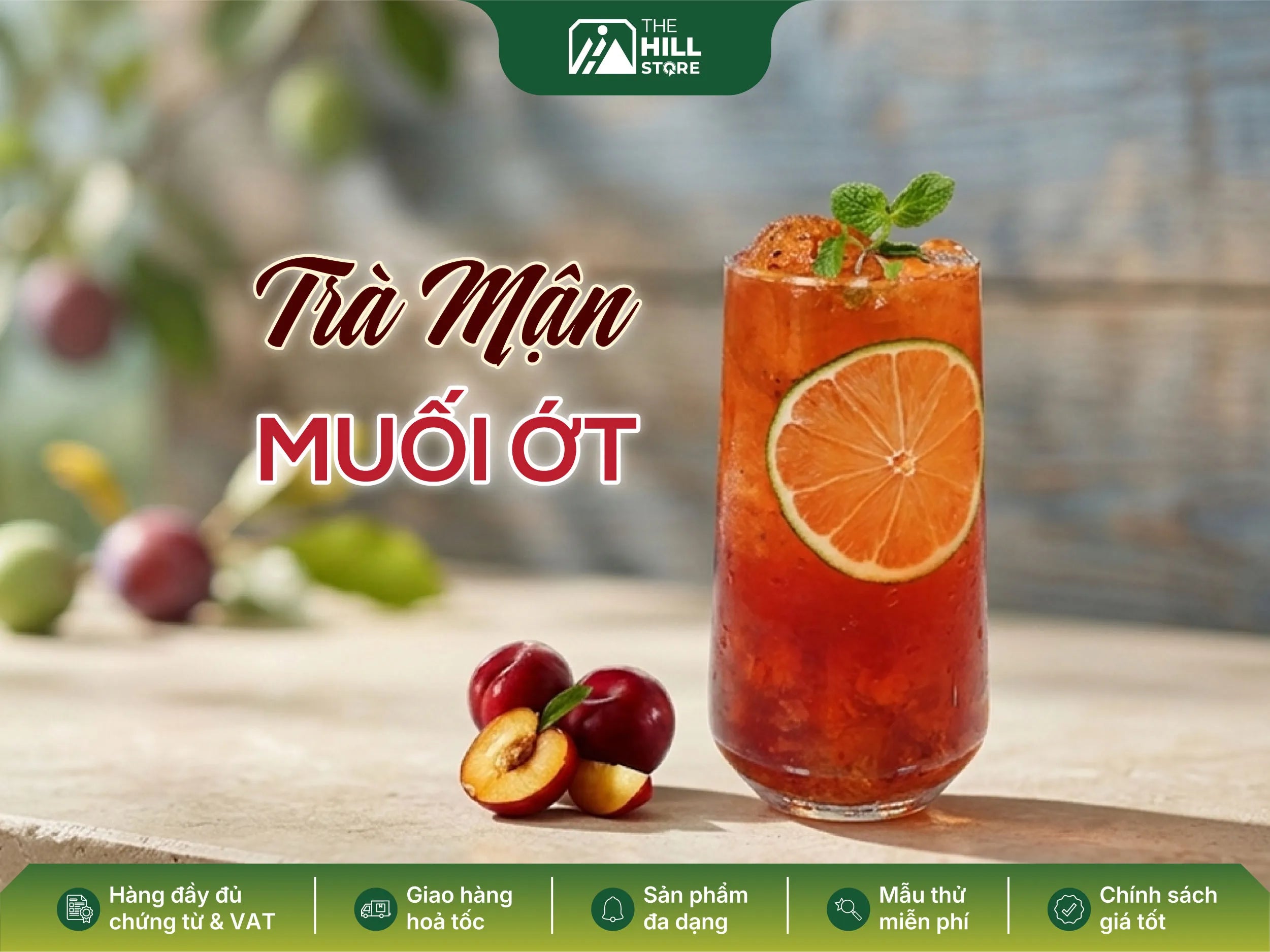 Trà mận muối ớt - thức uống bắt trend mùa mận giúp menu mùa hè thêm hấp dẫn
