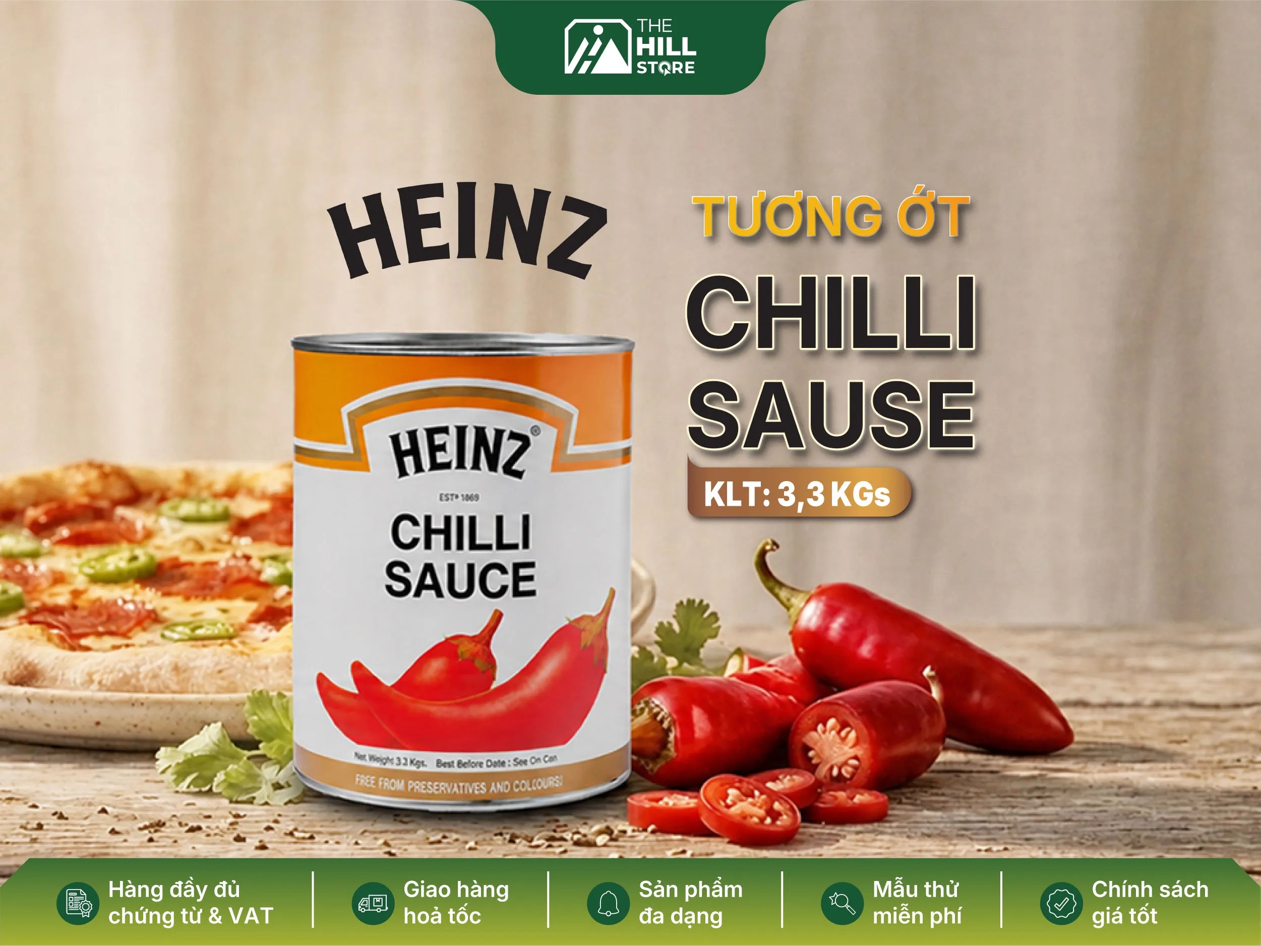 Tương ớt heinz - hương vị cay hài hoà được tin dùng trong ngành f&b