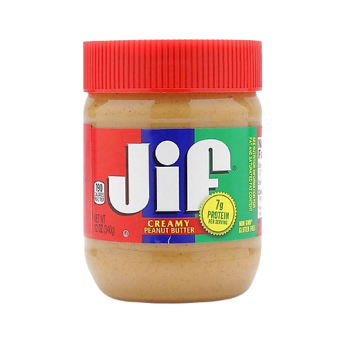 Bơ đậu phộng hạt Jif 340g x 12 Hủ