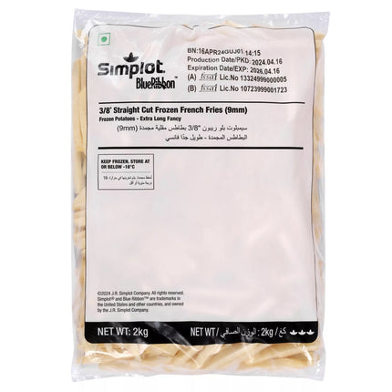Khoai tây cắt thẳng Simplot 9x9mm gói 2kg