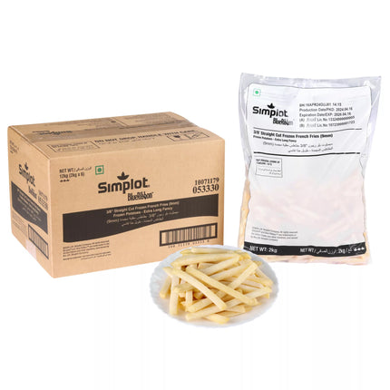 Khoai tây cắt thẳng Simplot 9x9mm gói 2kg