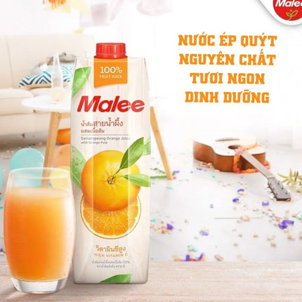 Nước ép Quýt Malee 1L x 12 Hộp