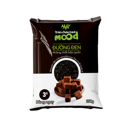 Trân Châu Tươi Đường Đen Mood 250g x 40 Gói