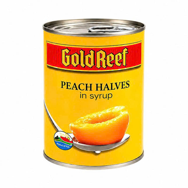 Đào ngâm Gold Reef Peach Halves In Syrup 825g x 12 Hộp