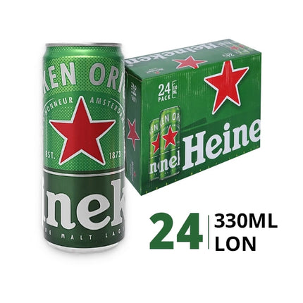 Bia Heineken Xanh 330ml x 24 Lon