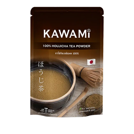 Bột Trà Houjicha Nguyên Chất 100% Kawami 100g