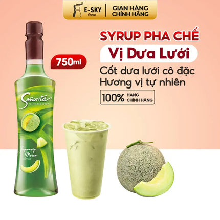 Syrup Senorita Dưa Lưới (Melon) 750ml