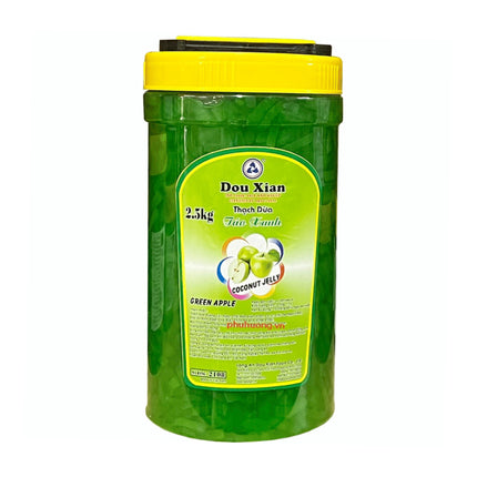 Thạch dừa táo xanh Dou Xian 2,5kg x 6 hộp