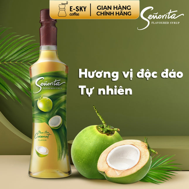 Syrup Senorita Dừa Non  (Young Coconut) 750ml