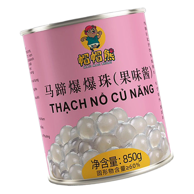 Hạt nổ củ năng ngọc trai LerMao 900g x 12 lon