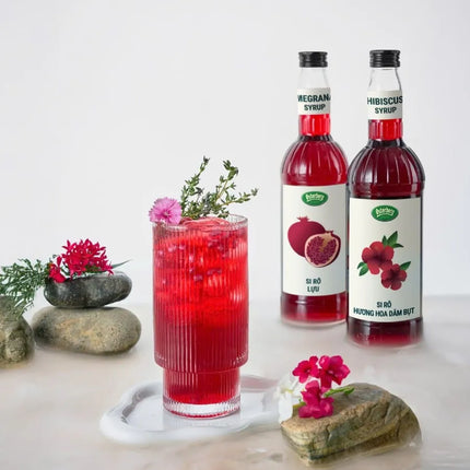 Syrup Osterberg Hoa Dâm Bụt (Hibicus Syrup) 750 ml x 6 Chai