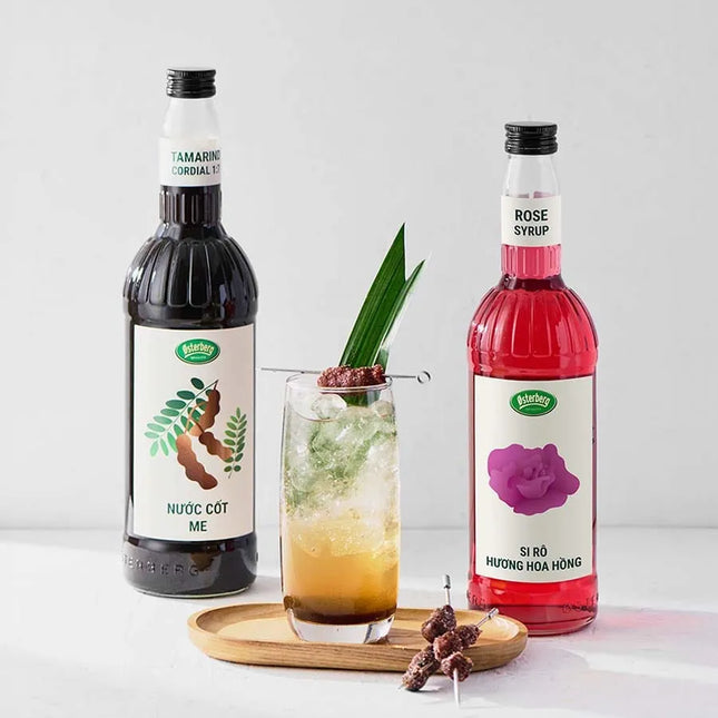 Syrup Osterberg Hoa Hồng (Rose Syrup) 750 ml x 6 Chai