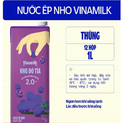 Nước ép nho VFresh 1L x 12 Hộp