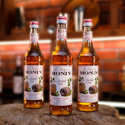 Syrup Monin Mùi Khói (Smoked Oak) 700ml x 6 Chai