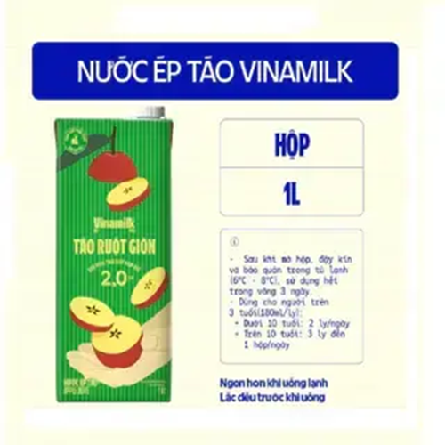 Nước ép táo VFresh 1L x 12 Hộp