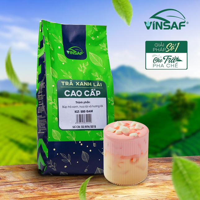 Trà Xanh Lài Cao Cấp VinSaf 500g x 30 Gói