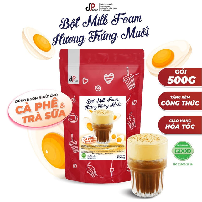 Bột Milk Foam Trứng Muối DP FOOD 500g