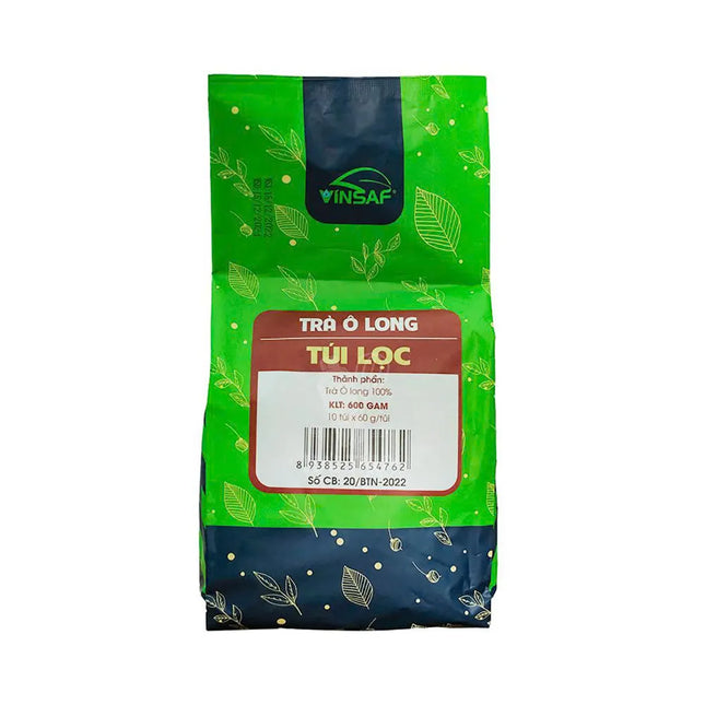 Trà Olong Lài Túi Lọc VinSaf 600g x 15 Gói (60g x 10 túi lọc)