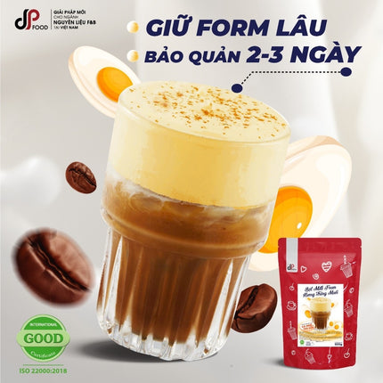 Bột Milk Foam Trứng Muối DP FOOD 500g
