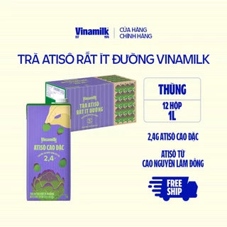 Trà atisô không đường VFresh 1L x 12 Hộp