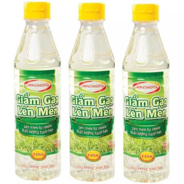 Giấm Gạo Lên Men Lisa 400ml x 20 Chai