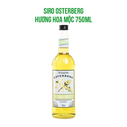 Syrup Osterberg Hương Hoa Mộc (Osmanthus Syrup) 750 ml x 6 Chai