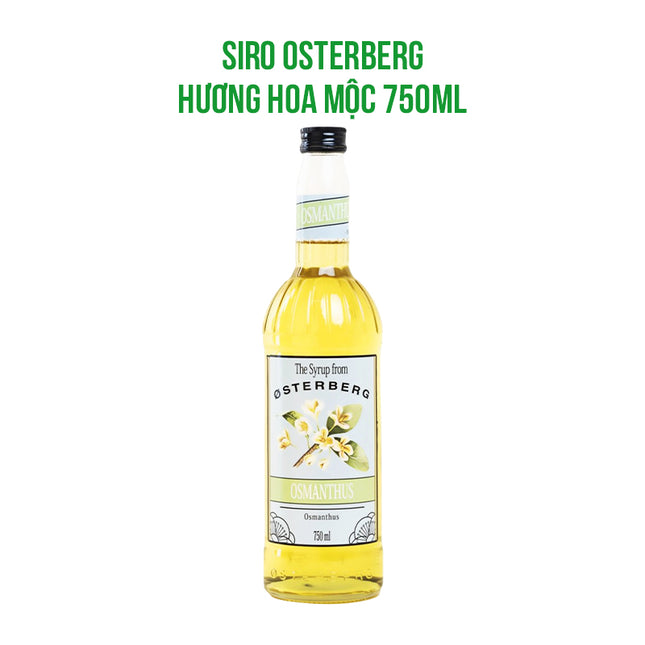 Syrup Osterberg Hương Hoa Mộc (Osmanthus Syrup) 750 ml x 6 Chai