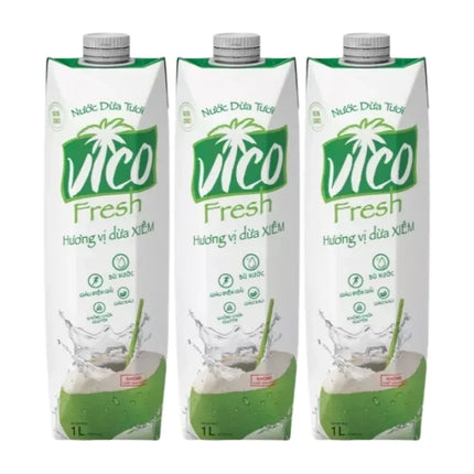 Nước Dừa Vico Fresh Xiêm Hộp 1L x 12 Hộp